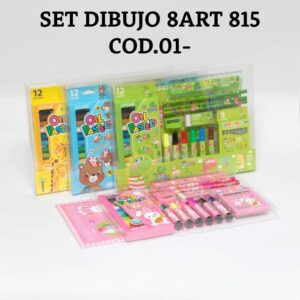 SET DE DIBUJO 8ART