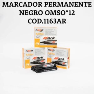 MARCADOR PERMANENTE NEGRO OMSO
