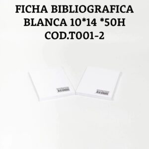 FICHA BIBLIOGRAFICA BLANCA