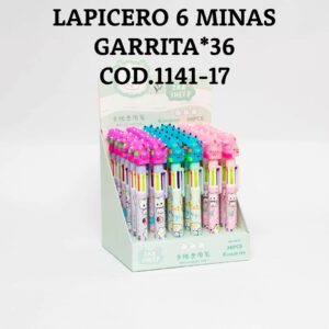 LAPICERO 6 MINAS GARRITA