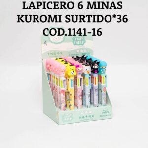 LAPICERO 6 MINAS KUROMI