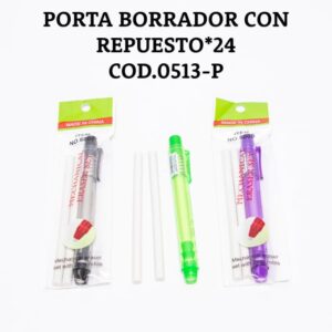 PORTA BORRADOR CON REPUESTO