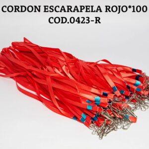 CORDON ESCARAPELA ROJO