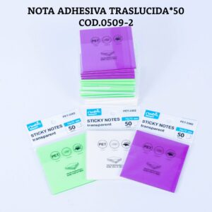 NOTA ADHESIVA TRASLUCIDA