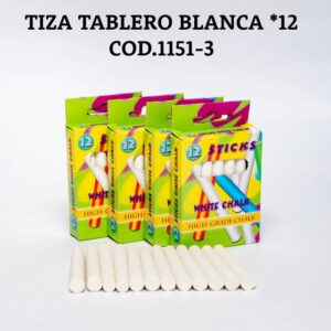 TIZA TABLERO BLANCA