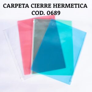 CARPETA CIERRE HERMETICA