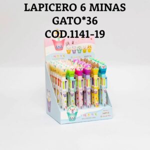 LAPICERO 6 MINAS